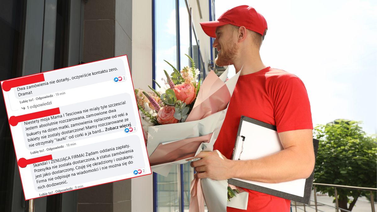 Poczta Kwiatowa znowu zawiodła. Kwiaty nie dotarły na Dzień Matkiock, Facebook)