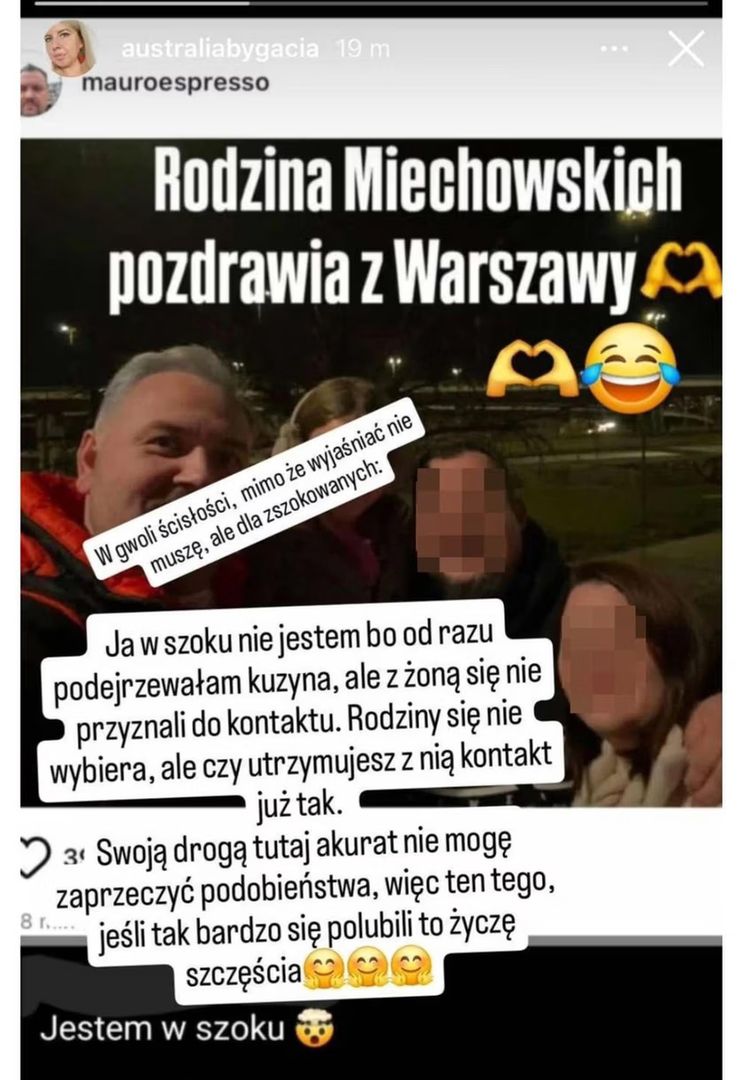 Agata Miechowska reaguje na spotkanie byłego męża z jej rodziną