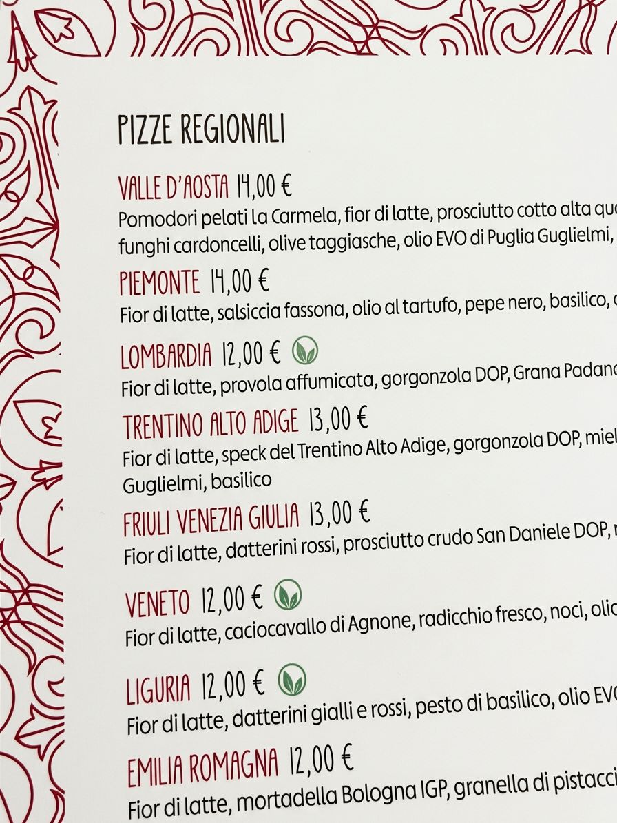 Menu w Pizzium
