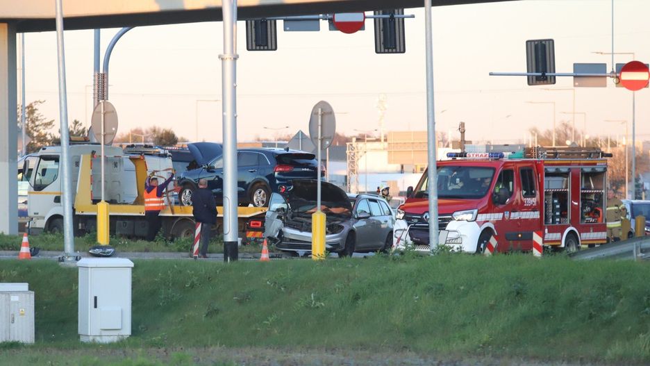 Wypadek przy Wschodniej Obwodnicy Wrocławia 6.11.2025