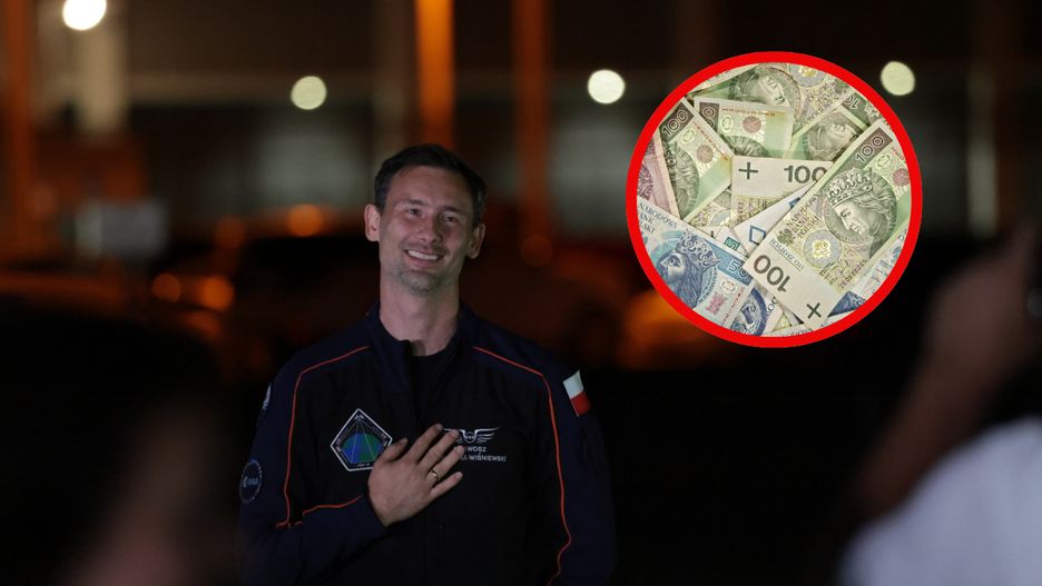 Ile zarobi Sławosz Uznański-Wiśniewski za udział w misji?