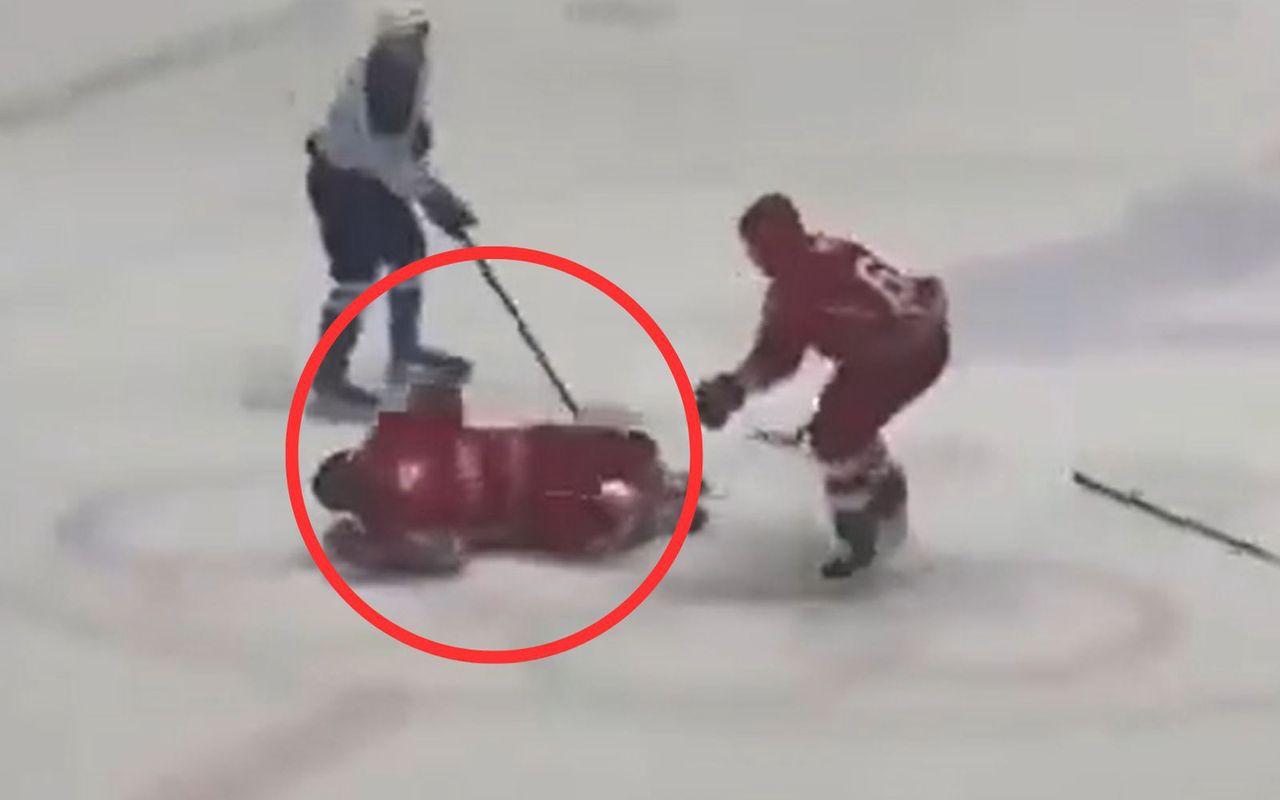 Łukaszenka zagrał w meczu hokeja. Nagranie obiegło sieć