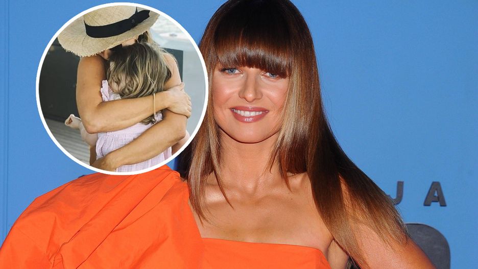 Anna Lewandowska z córką Klarą