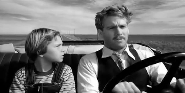 Ryan O'Neal z córką Tatum w filmie "Papierowy księżyc" z 1973 roku