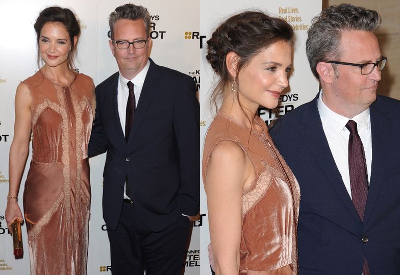 Katie Holmes i Matthew Perry na premierze "The Kennedys: After Camelot"