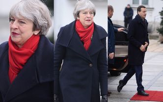 Theresa May przyleciała do Polski! Spotkała się z Morawieckim (ZDJĘCIA)