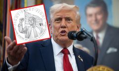 Trump trafi na monetę? Jest szkic