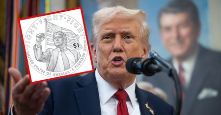 Trump trafi na monetę? Jest szkic