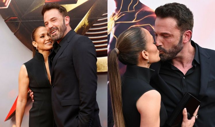 Zakochany Ben Affleck namiętnie całuje Jennifer Lopez