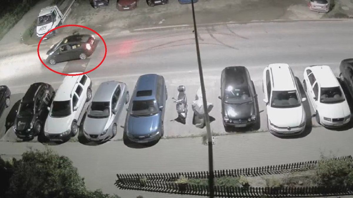 Przyłapał złodziei katalizatorów na gorącym uczynku. 