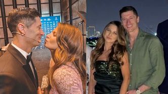 Otoczeni przyjaciółmi Anna i Robert Lewandowscy świętują Nowy Rok W DUBAJU: "Róbmy swoje" (FOTO)