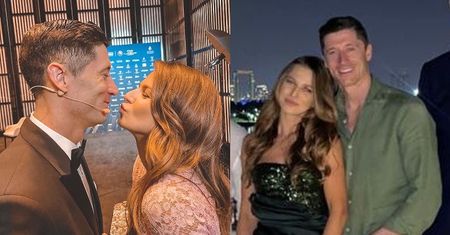 Otoczeni przyjaciółmi Anna i Robert Lewandowscy świętują Nowy Rok W DUBAJU: "Róbmy swoje" (FOTO)