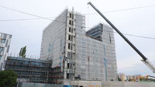 Katowice: W centrum powstaje wielki gmach sądu za 120 milionów. Kiedy zacznie służyć mieszkańcom? "Realizacja przebiega zgodnie z planem"