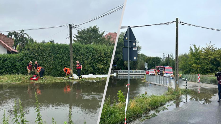 Wylał potok w Wilanowie