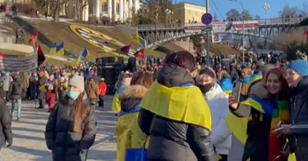 Kijów na tydzień przed wojną. Poruszające nagranie wideo