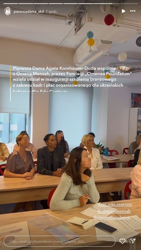 Duda i Mensah spędzają razem Dzień Edukacji Narodowej