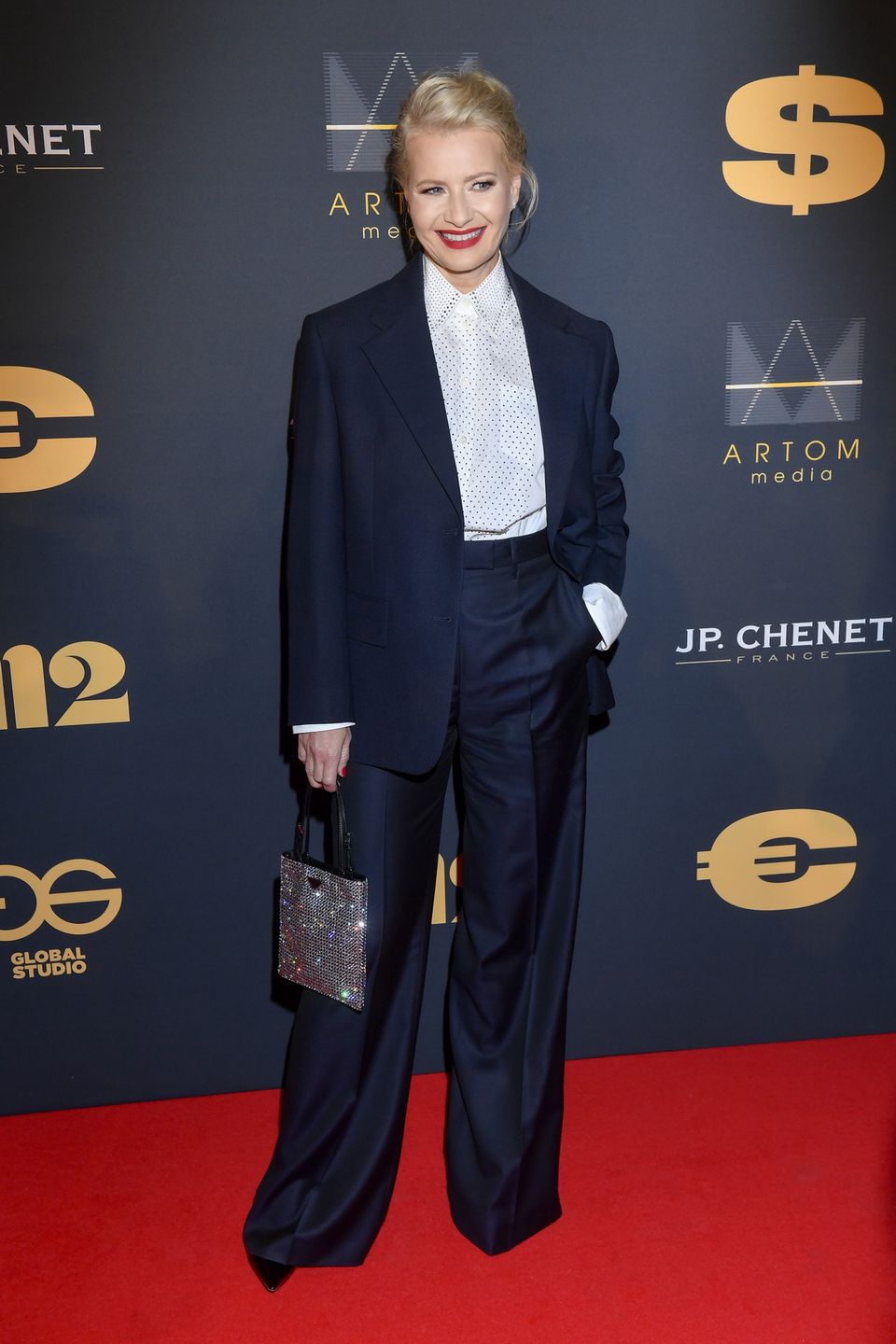 Małgorzata Kożuchowska na premierze filmu "Gdzie diabeł nie może, tam baby pośle"