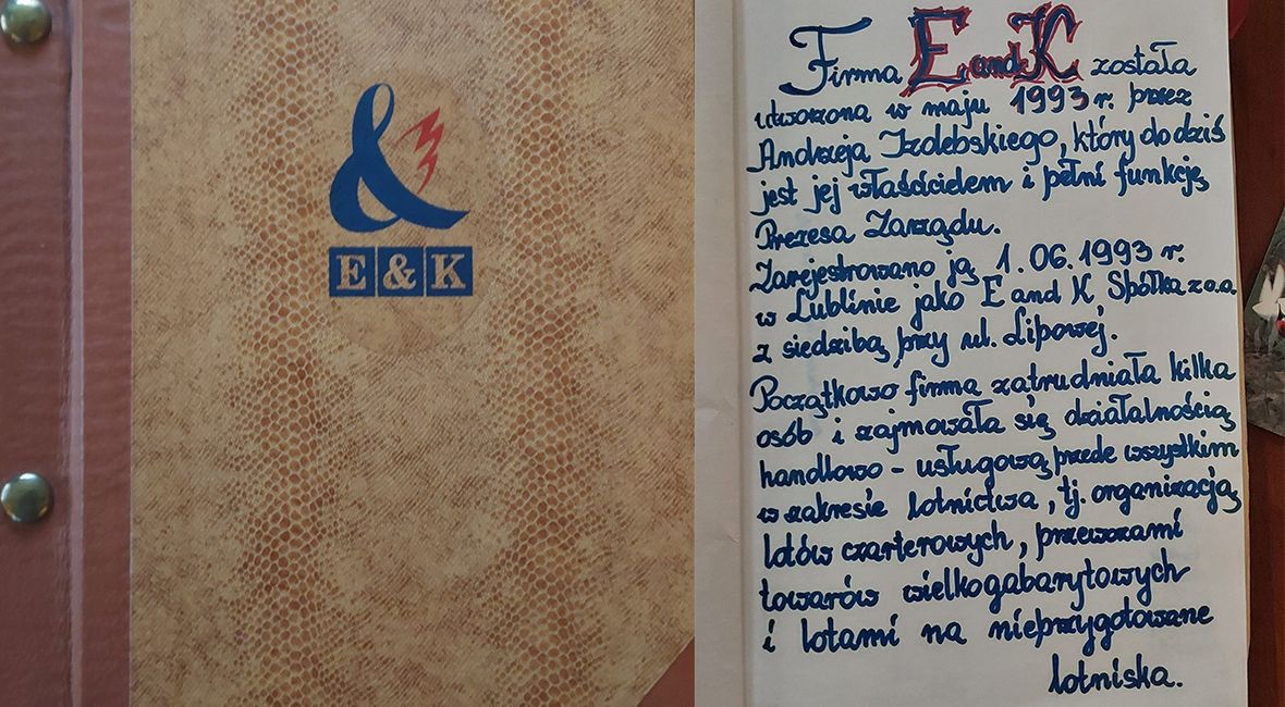 Kronika firmy E&K, którą prowadził Andrzej Izdebski