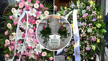 Morze kwiatów na pogrzebie Bożeny Dykiel. Rodzina prosiła, by ich nie przynosić