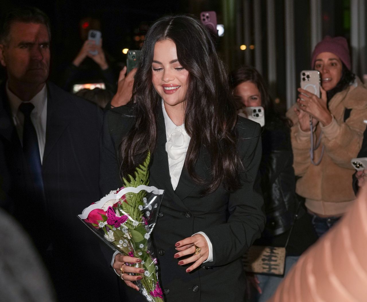 NEW YORK, NY - OCTOBER 15: Selena Gomez is seen on October 15, 2024 in New York City.  (Photo by XNY/Star Max/GC Images)