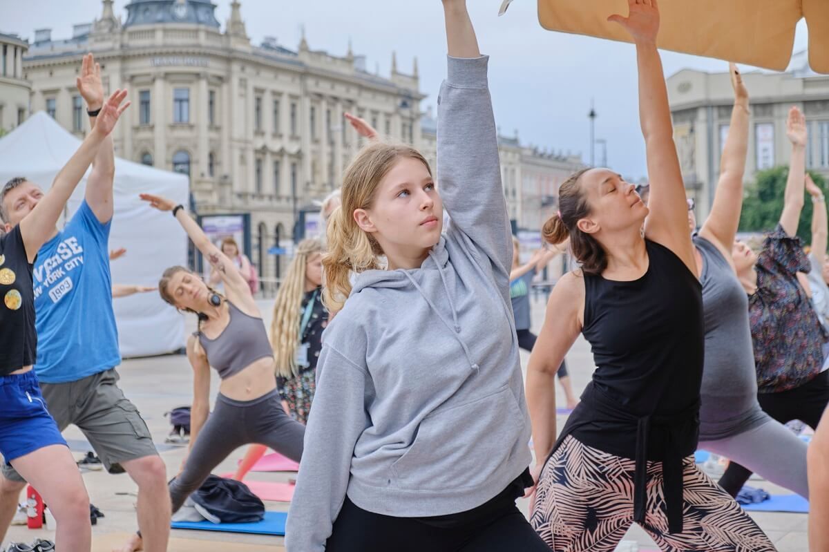 największa lekcja jogi lublin