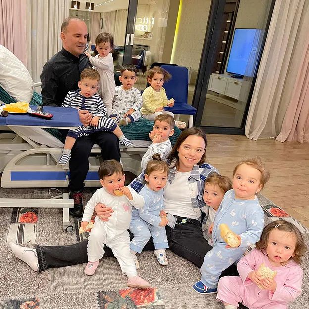 The 24-year-old wife of a Turkish millionaire has already had 22 CHILDREN.