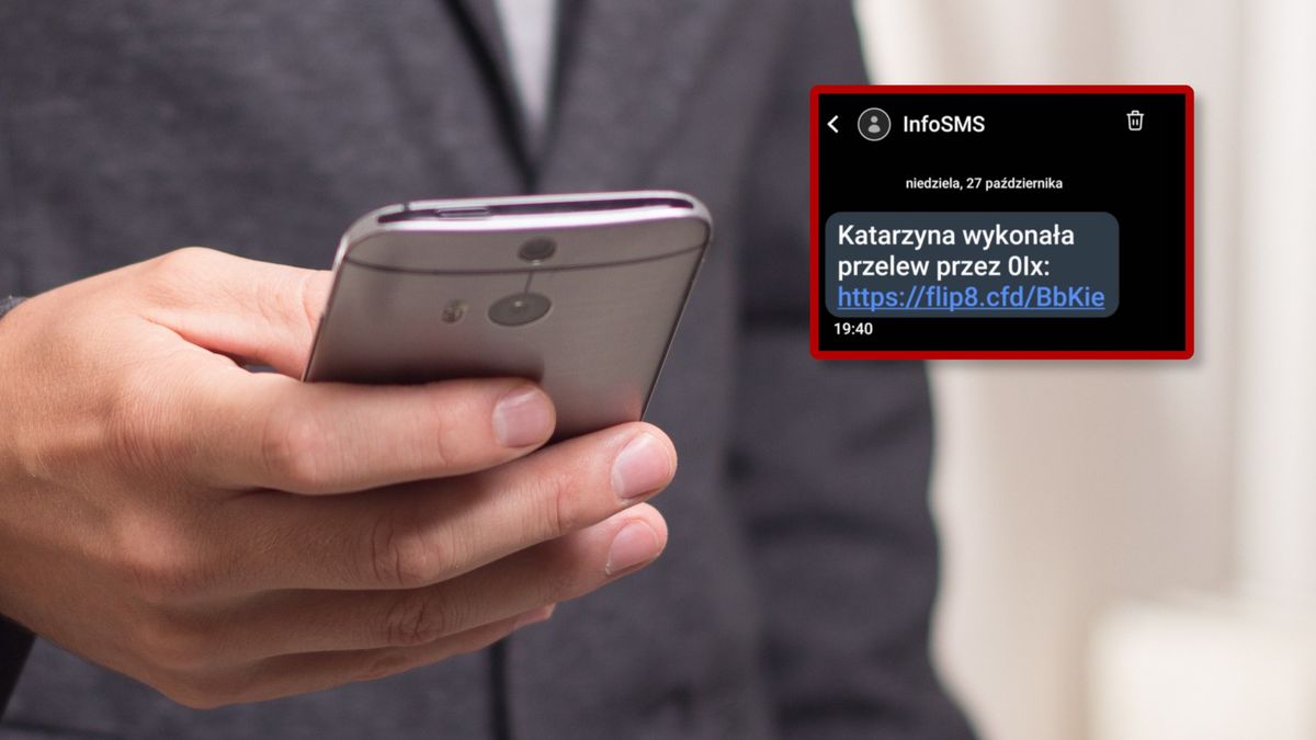Fałszywy SMS