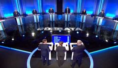 Debata ośmiu liderów partyjnych mniej popularna od starcia Kopacz-Szydło