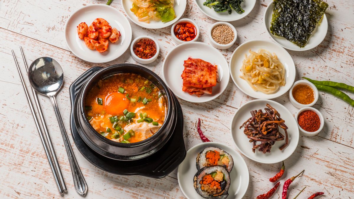 Wybór koreańskich dań robi wrażenie