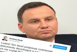 Ten wpis prezydenta Dudy sprzed 5 lat robi furorę w sieci