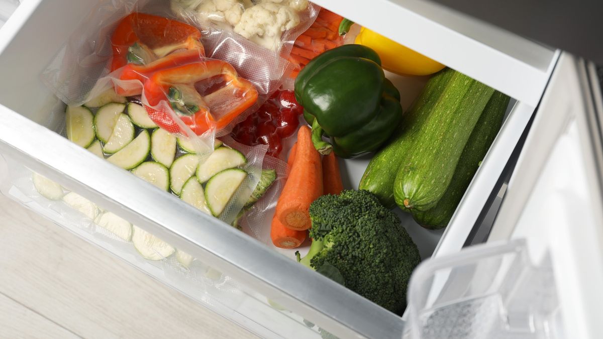 Vacuum bags with different products in fridge, above view. Food storage
Vacuum bags with different products in fridge, above view. Food storage
Liudmila Chernetska
assortment, background, bags, closeup, cold, cut, device, different, electric, fresh, fridge, group, household, keeping, many, mechanical, object, packed, packs, pepper, preservation, preserve, products, seal, sealer, sliced, storage, tightly, vacuum, various, view