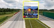 A1 zablokowana. Dramatyczny widok o poranku
