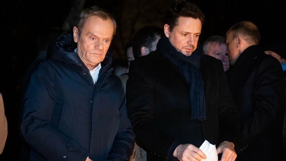 Donald Tusk i Rafał Trzaskowski 