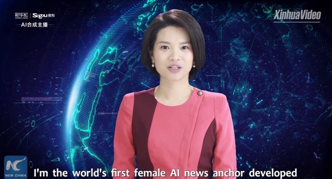 Xin Xiaomeng pierwszą cyfrową prezenterką chińskiej agencji telewizyjnej Xinhua