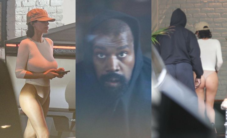 Kanye West i Bianca Censori na lunchu