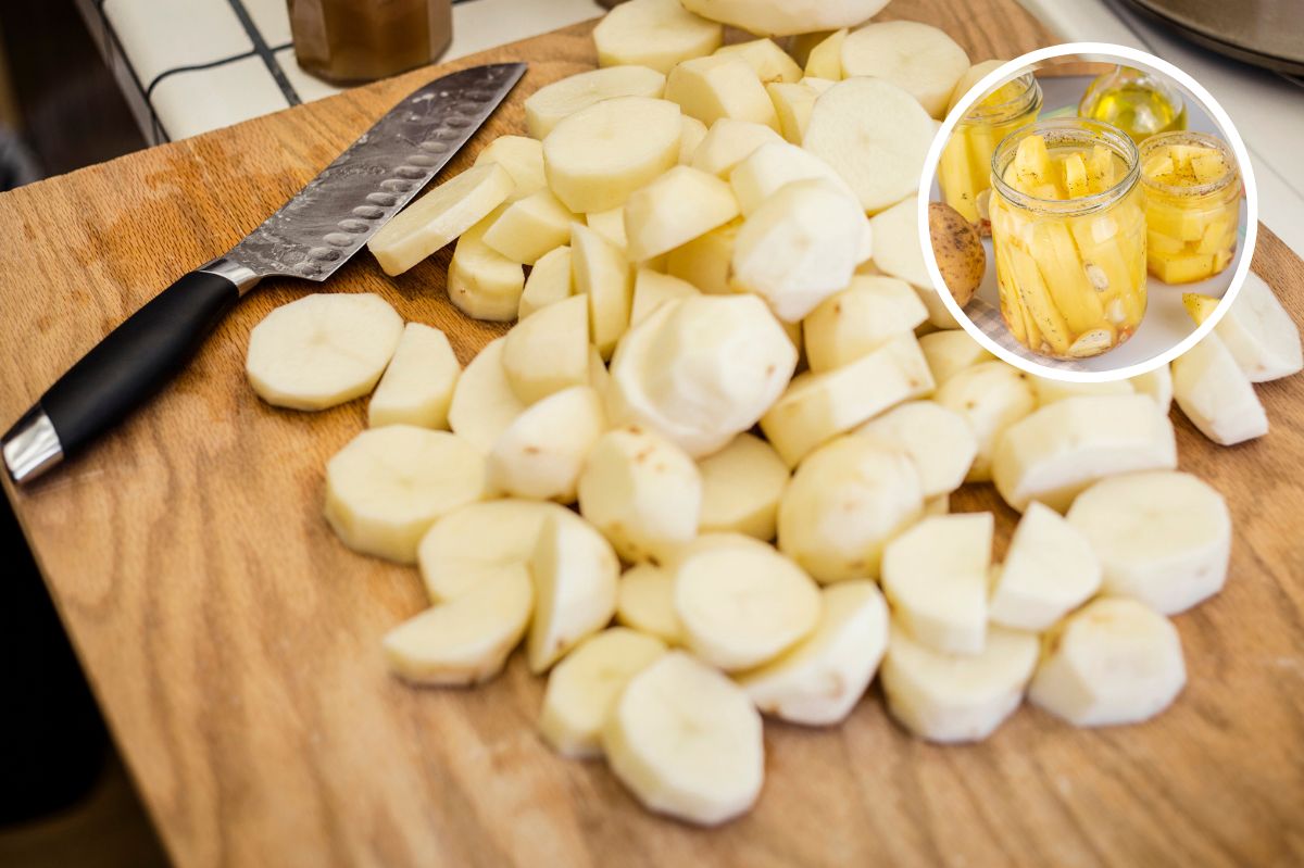 A time-saving trick: Preserving potatoes in jars for quick meals