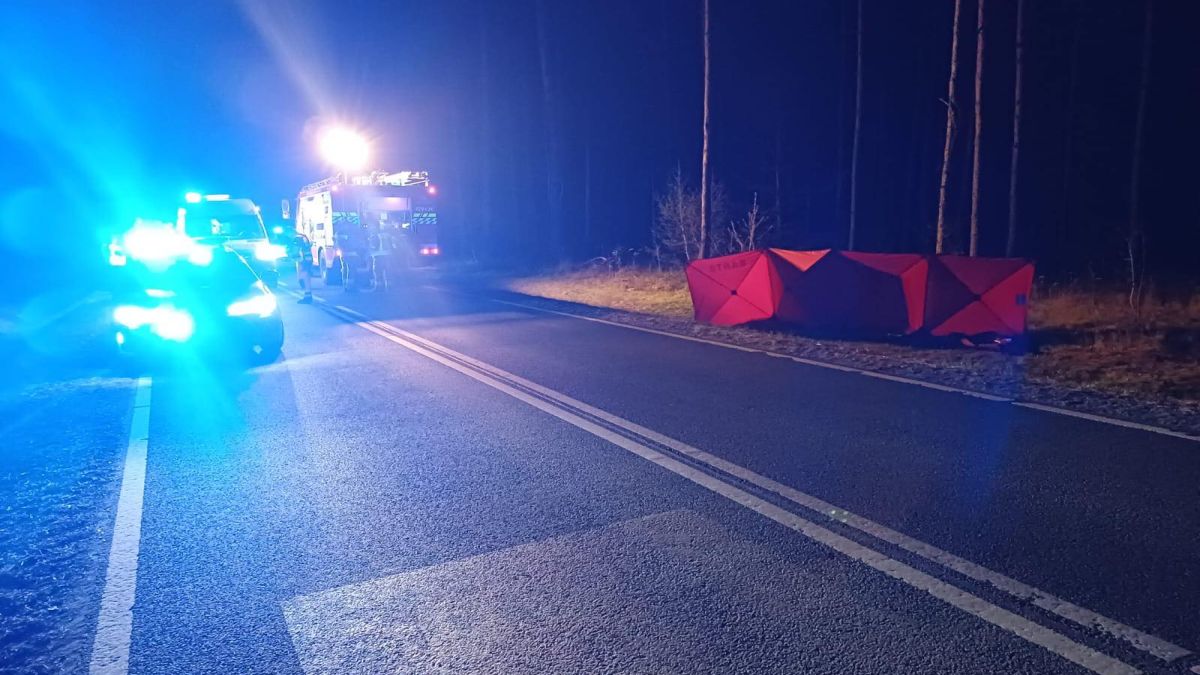Na drodze wojewódzkiej nr 188 zginęła 25-letnia motocyklistka