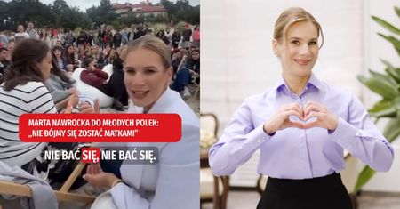 Marta Nawrocka w Juracie APELUJE do młodych Polek: "Nie bójmy się po prostu ZOSTAĆ MATKAMI!" (WIDEO)