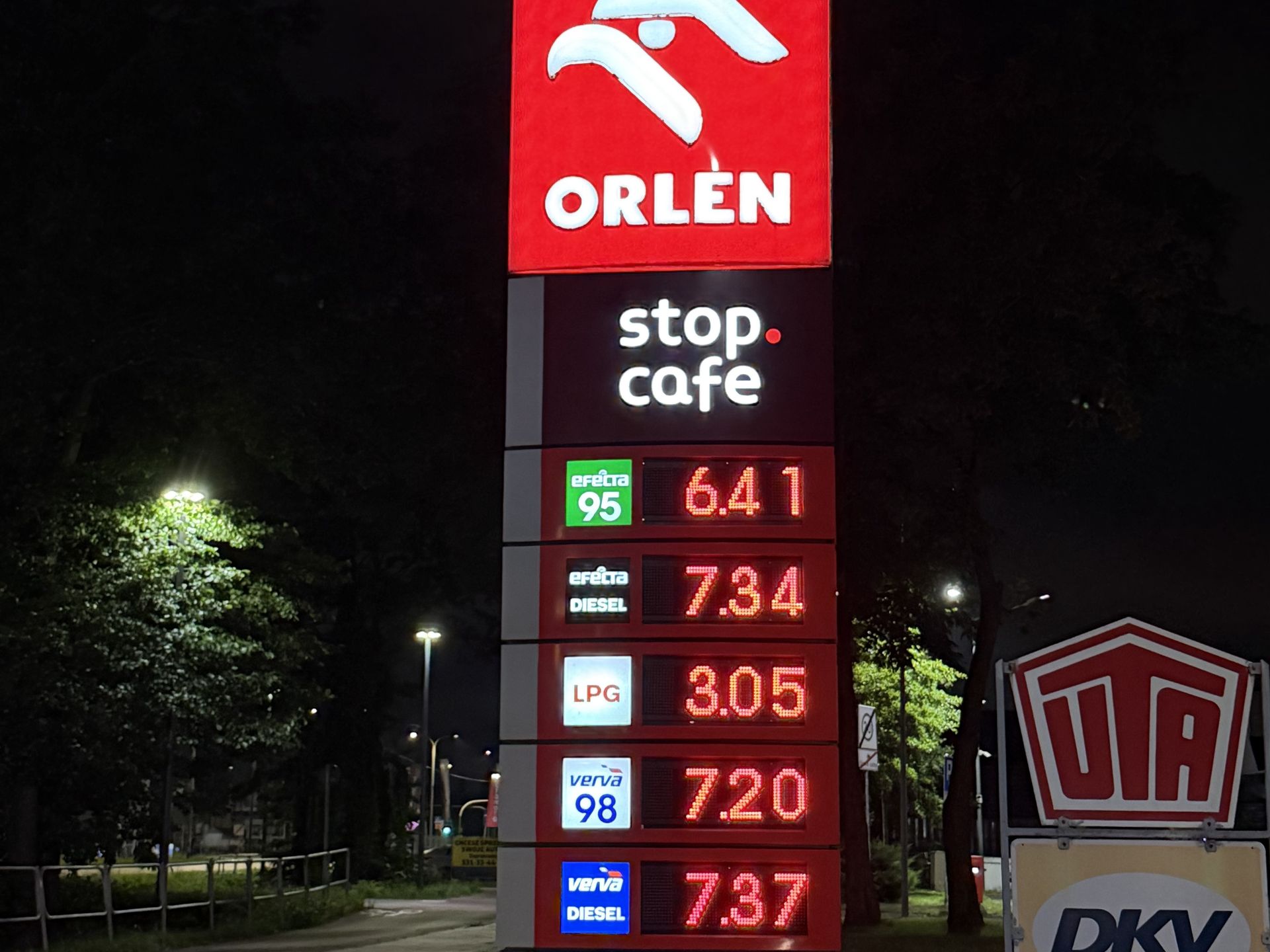 Orlen przy ul. Radzymińskiej w Warszawie