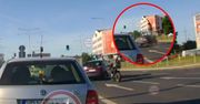 Kobieta nagle zmieniła pas ruchu. Nie żyje policjant