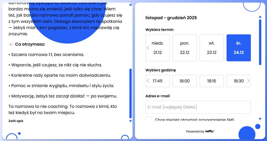Influencer oferuje spotkania za 200 zł