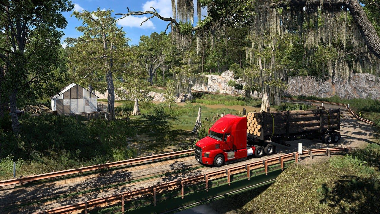 Popularny symulator ciężarówki w końcu zabierze graczy do krainy jezior i bagien. ATS: Louisiana nadjedzie bardzo szybko