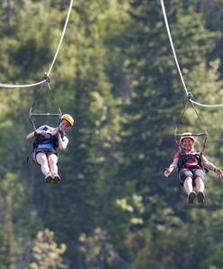 Wystartowała najdłuższa tyrolka w Polsce. Zjazd z prędkością nawet 120 km/h