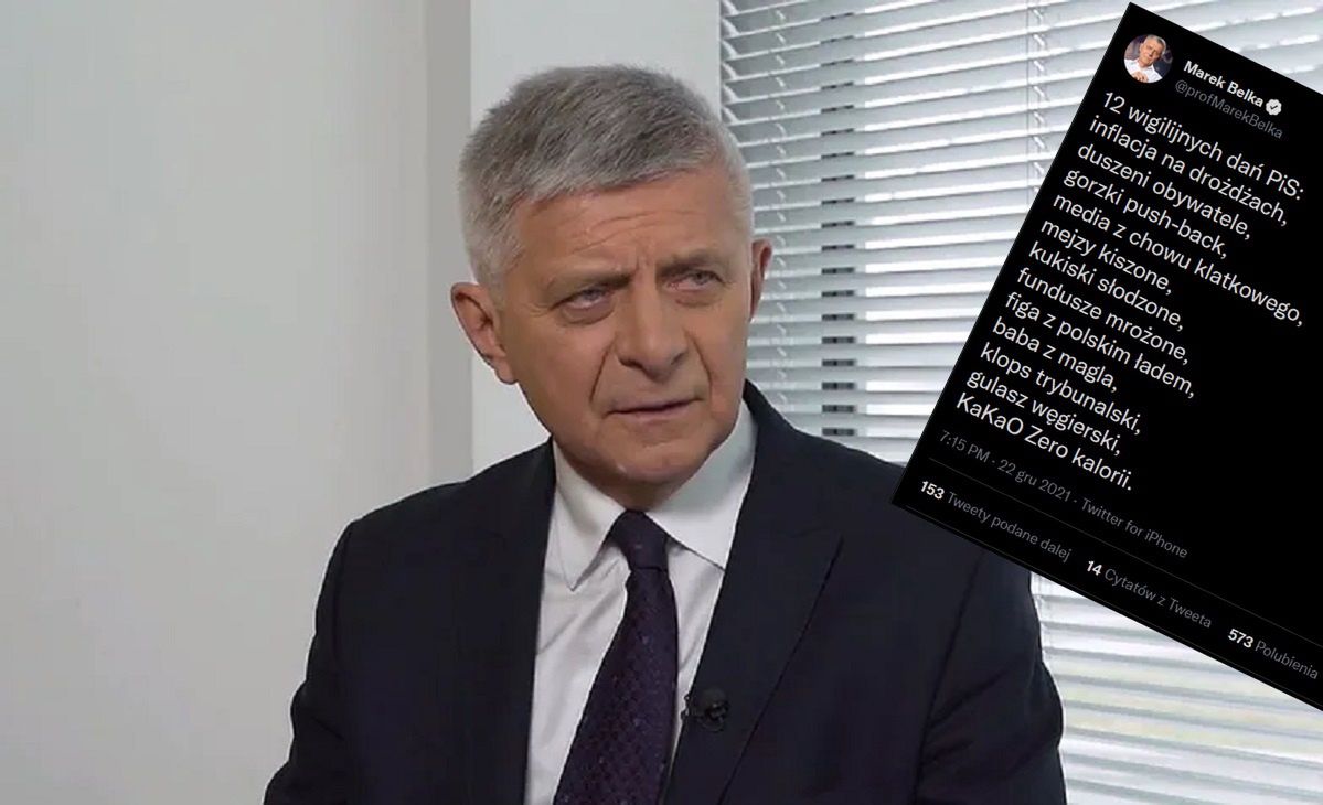 Marek Belka przed świętami zabrał się za pisanie poezji 