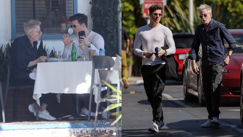 Calvin Klein na lunchu z młodszym o 45 lat partnerem