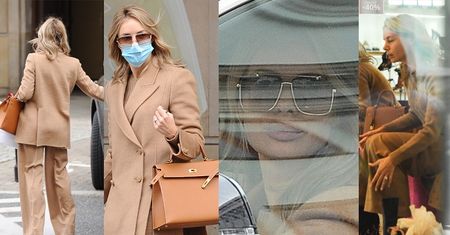 Izabela Janachowska z torebką za ponad 35 TYSIĘCY ZŁOTYCH przymierza szpilki w luksusowym butiku (ZDJĘCIA)