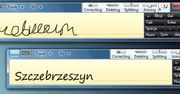 Windows 7 rozpoznaje odręczne pismo