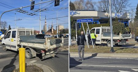 Przejechał przez skrzyżowanie, na którym doszło do wypadku, mimo że to było wyłączone przez policjantów. Odjechał z mandatem