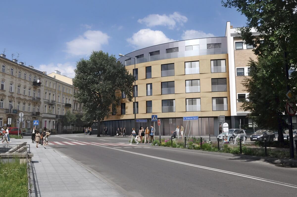 Tak ma wyglądać Aurum Residence. Budynek będzie miał charakterystyczną elewację w kolorze złota