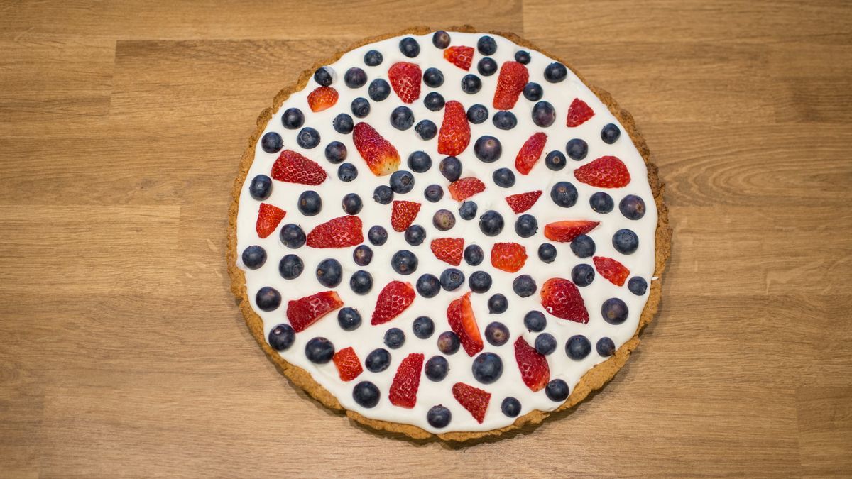 Tarta z borówkami i mascarpone